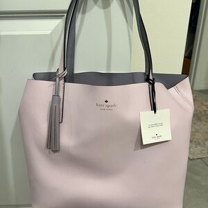 Kate Spade Pink Structured Tote Bag